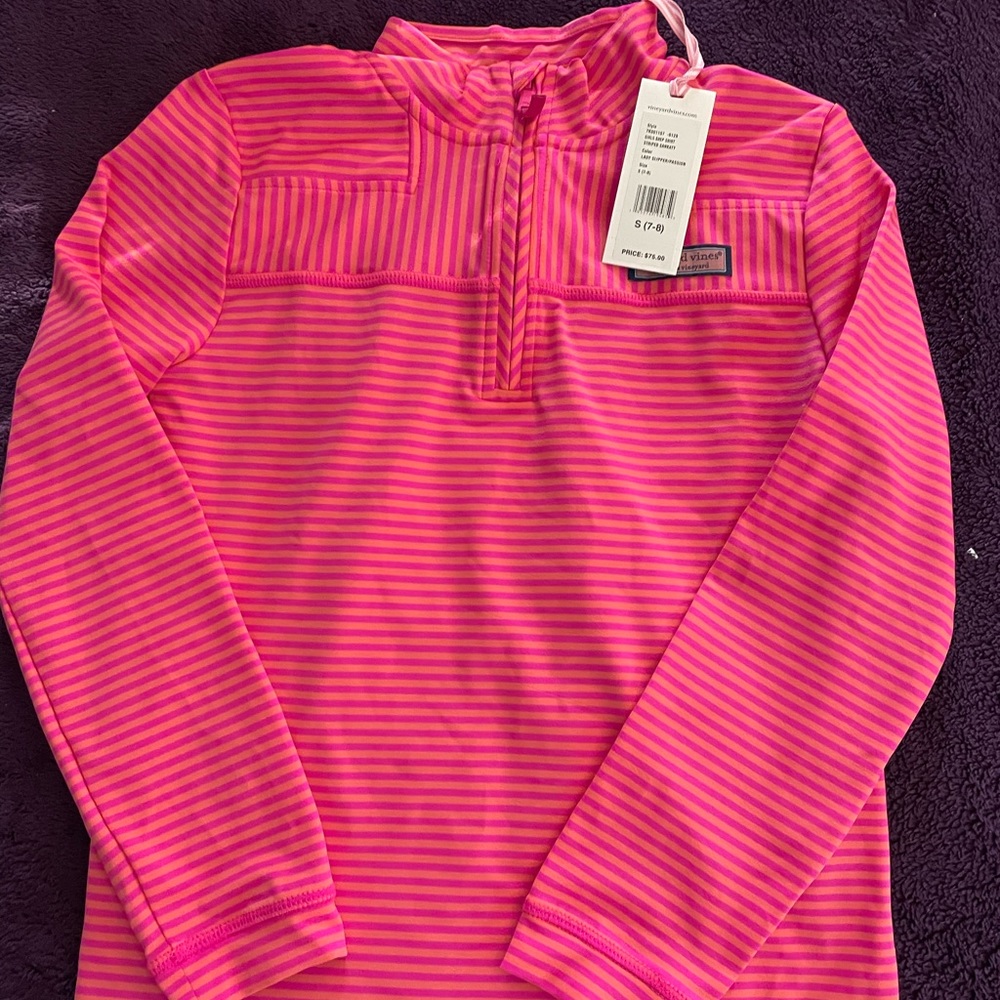 NWT Vineyard Vines girls shep shirt.
